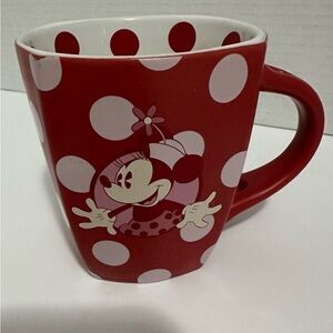 Disney Red and White Minnie Mouse Mug